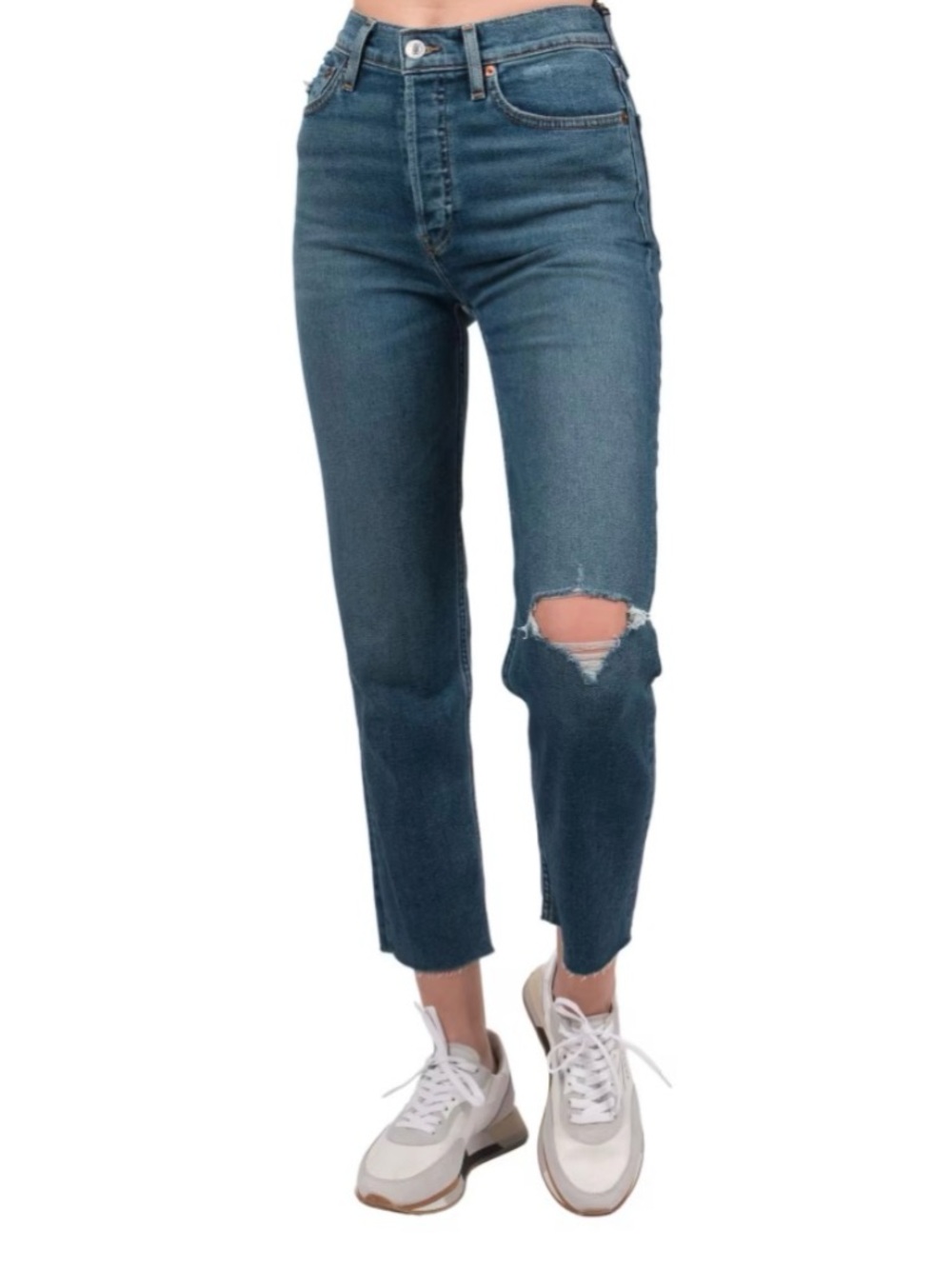 Re Done 70s stove pipe jeans